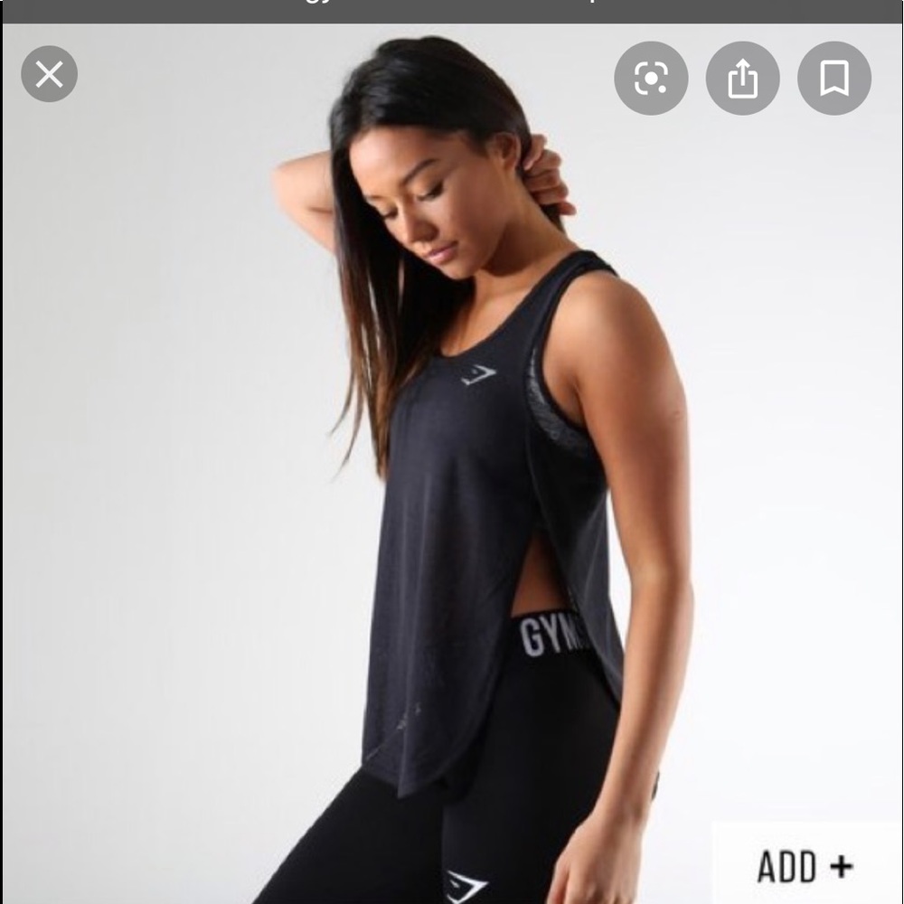 Gymshark breeze vest tank top
